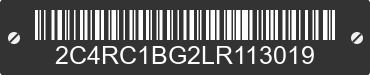 2020 CHRYSLER Pacifica 2C4RC1BG2LR113019 VIN decoded