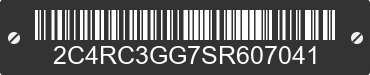 2025 CHRYSLER Pacifica 2C4RC3GG7SR607041 VIN decoded