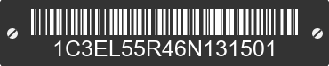 2006 CHRYSLER Sebring 1C3EL55R46N131501 VIN decoded