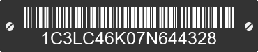 2007 CHRYSLER Sebring 1C3LC46K07N644328 VIN decoded