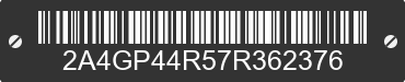 2007 CHRYSLER Town and Country 2A4GP44R57R362376 VIN decoded