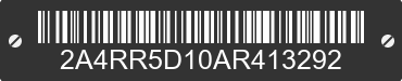 2010 CHRYSLER Town and Country 2A4RR5D10AR413292 VIN decoded