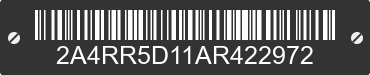 2010 CHRYSLER Town and Country 2A4RR5D11AR422972 VIN decoded