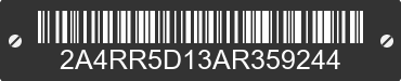 2010 CHRYSLER Town and Country 2A4RR5D13AR359244 VIN decoded