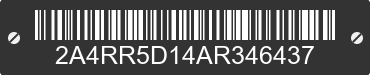 2010 CHRYSLER Town and Country 2A4RR5D14AR346437 VIN decoded