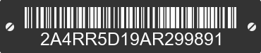 2010 CHRYSLER Town and Country 2A4RR5D19AR299891 VIN decoded