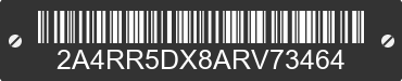 2010 CHRYSLER Town and Country 2A4RR5DX8ARV73464 VIN decoded