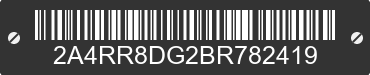2011 CHRYSLER Town and Country 2A4RR8DG2BR782419 VIN decoded