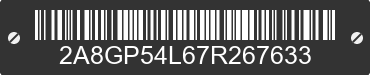 2007 CHRYSLER Town and Country 2A8GP54L67R267633 VIN decoded