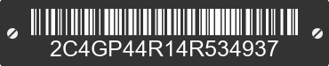 2004 CHRYSLER Town and Country 2C4GP44R14R534937 VIN decoded