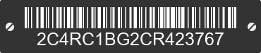 2012 CHRYSLER Town and Country 2C4RC1BG2CR423767 VIN decoded
