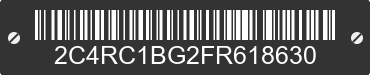 2015 CHRYSLER Town and Country 2C4RC1BG2FR618630 VIN decoded