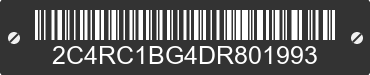 2013 CHRYSLER Town and Country 2C4RC1BG4DR801993 VIN decoded