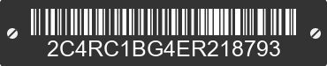 2014 CHRYSLER Town and Country 2C4RC1BG4ER218793 VIN decoded
