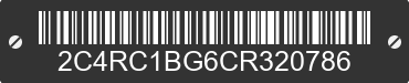2012 CHRYSLER Town and Country 2C4RC1BG6CR320786 VIN decoded