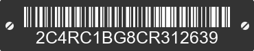 2012 CHRYSLER Town and Country 2C4RC1BG8CR312639 VIN decoded