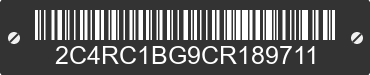 2012 CHRYSLER Town and Country 2C4RC1BG9CR189711 VIN decoded