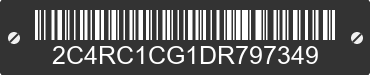 2013 CHRYSLER Town and Country 2C4RC1CG1DR797349 VIN decoded