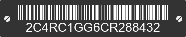 2012 CHRYSLER Town and Country 2C4RC1GG6CR288432 VIN decoded
