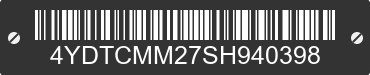2025 COLEMAN Coleman 4YDTCMM27SH940398 VIN decoded
