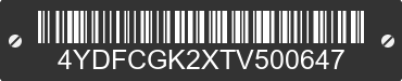2026 COUGAR Cougar 4YDFCGK2XTV500647 VIN decoded