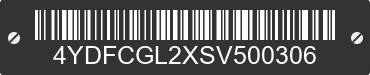 2025 COUGAR Cougar 4YDFCGL2XSV500306 VIN decoded