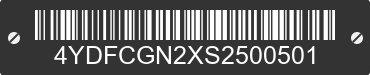 2025 COUGAR Cougar 4YDFCGN2XS2500501 VIN decoded