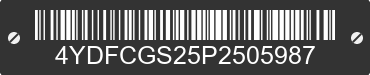 2023 COUGAR Cougar 4YDFCGS25P2505987 VIN decoded