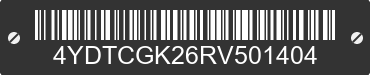2024 COUGAR Cougar 4YDTCGK26RV501404 VIN decoded