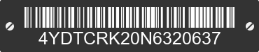 2022 CRUISER Cruiser 4YDTCRK20N6320637 VIN decoded