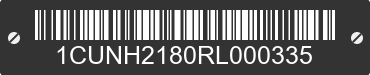 2024 CUSHMAN Haulster 1CUNH2180RL000335 VIN decoded