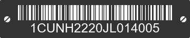 2018 CUSHMAN Haulster 1CUNH2220JL014005 VIN decoded