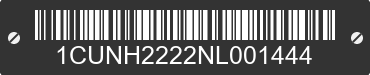 2022 CUSHMAN Haulster 1CUNH2222NL001444 VIN decoded