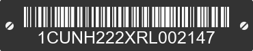 2024 CUSHMAN Haulster 1CUNH222XRL002147 VIN decoded