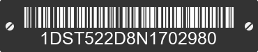 2022 DITCH WITCH VT12 1DST522D8N1702980 VIN decoded