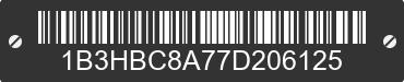 2007 DODGE Caliber 1B3HBC8A77D206125 VIN decoded