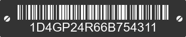 2006 DODGE Caravan/Grand Caravan 1D4GP24R66B754311 VIN decoded
