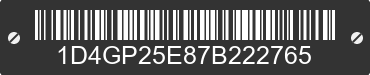 2007 DODGE Caravan/Grand Caravan 1D4GP25E87B222765 VIN decoded