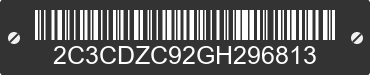 2016 DODGE Challenger 2C3CDZC92GH296813 VIN decoded
