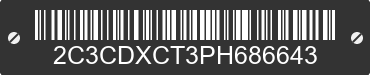 2023 DODGE Charger 2C3CDXCT3PH686643 VIN decoded