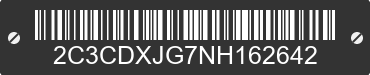 2022 DODGE Charger 2C3CDXJG7NH162642 VIN decoded