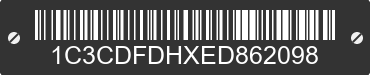 2014 DODGE Dart 1C3CDFDHXED862098 VIN decoded