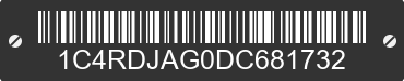 2013 DODGE Durango 1C4RDJAG0DC681732 VIN decoded