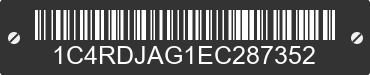 2014 DODGE Durango 1C4RDJAG1EC287352 VIN decoded