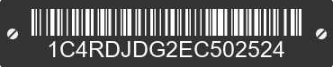 2014 DODGE Durango 1C4RDJDG2EC502524 VIN decoded