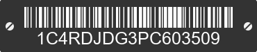 2023 DODGE Durango 1C4RDJDG3PC603509 VIN decoded
