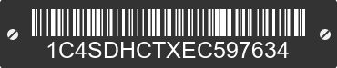 2014 DODGE Durango 1C4SDHCTXEC597634 VIN decoded