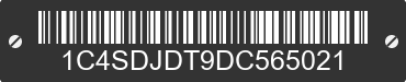2013 DODGE Durango 1C4SDJDT9DC565021 VIN decoded
