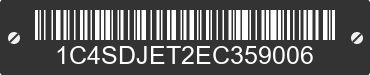 2014 DODGE Durango 1C4SDJET2EC359006 VIN decoded