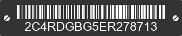 2014 DODGE Grand Caravan 2C4RDGBG5ER278713 VIN decoded
